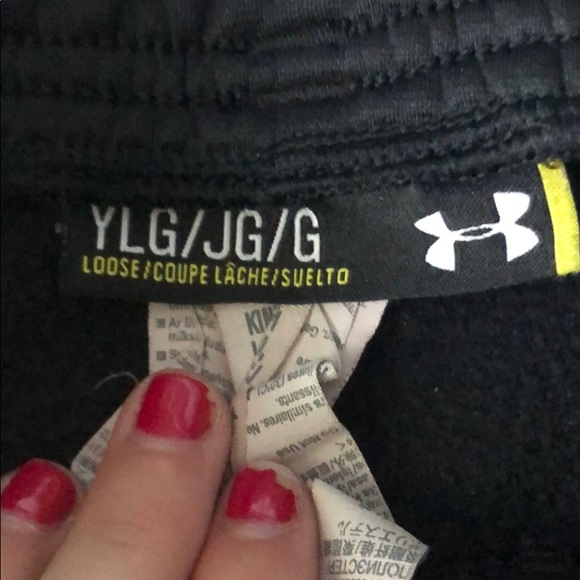 Youth Large Under Armour Sweatpants - Picture 2 of 5